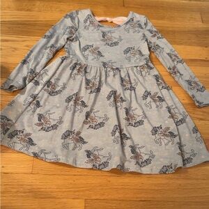 Limited Too Unicorn Print Kids Dress - Light Blue